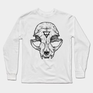 Cat Skull II Long Sleeve T-Shirt